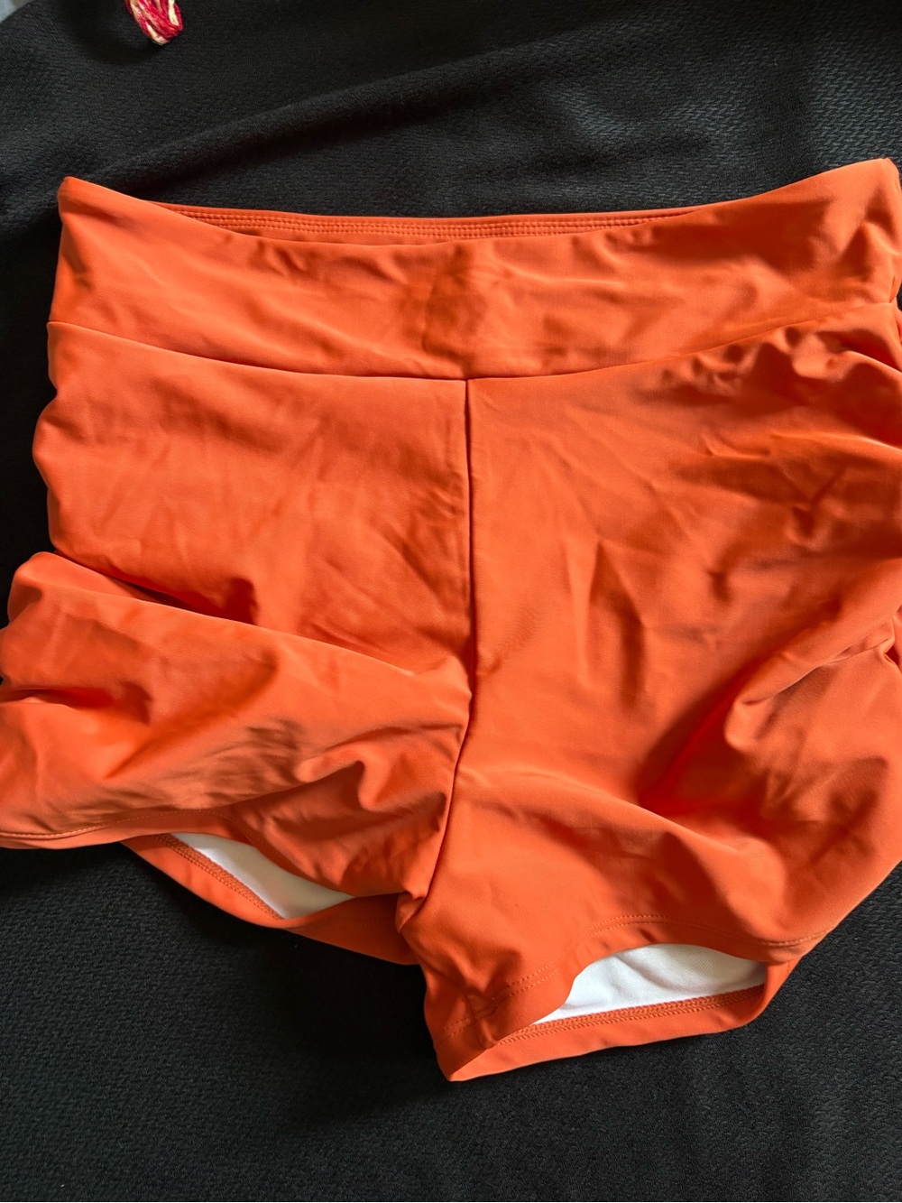 High-Rise Women's Board Shorts, Swim Bottoms in Terracotta